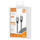 LDNIO καλώδιο USB-C iP-441c, 65W, 480Mbps, 1m, γκρι