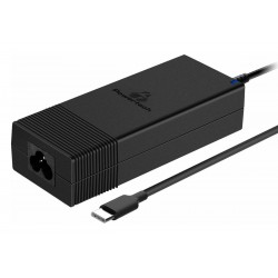 POWERTECH φορτιστής laptop PT-1604, USB-C PD, 90W, μαύρος