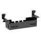 BRATECK cable management γραφείου CC11-22-1, μεταλλικό, 494x167x196mm, μαύρο
