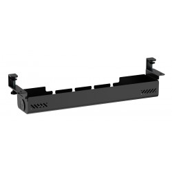 BRATECK cable management γραφείου CC11-22-2, μεταλλικό, 894x167x196mm, μαύρο