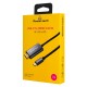 POWERTECH καλώδιο USB-C σε HDMI PTR-0209, 4K/30Hz, 10 Gbps, 1m, μαύρο