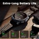 KOSPET smartwatch TANK T4C, heart rate, 1.5" AMOLED, GPS, 5 ATM & IP69K, με φακό, μαύρο