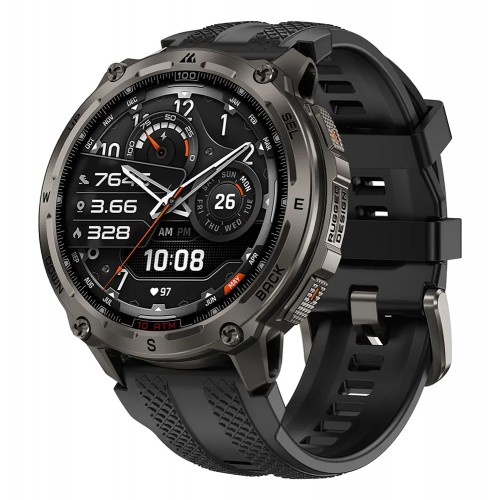 KOSPET smartwatch TANK T4, heart rate, 1.43" AMOLED, GPS, 10 ATM & IP69K, μαύρο