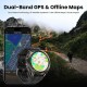 KOSPET smartwatch TANK T4, heart rate, 1.43" AMOLED, GPS, 10 ATM & IP69K, μαύρο