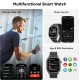 KOSPET smartwatch Pulse, heart rate, 1.96" AMOLED, IP68, μαύρο