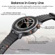 KOSPET smartwatch Orb, heart rate, 1.43" AMOLED, IP68, μαύρο