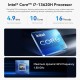 BEELINK mini PC SEi13 Pro, Intel i7-13620H, 32GB, 1TB M.2, Windows 11 Pro