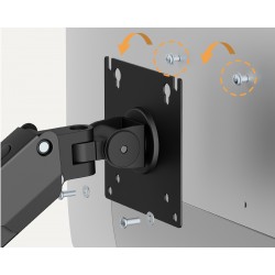 BRATECK επιτοίχια βάση οθόνης LDA113-111, 17-32", έως 9kg