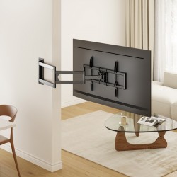 BRATECK επιτοίχια βάση τηλεόρασης LPA95-465XL, 37-86", έως 50kg, full motion