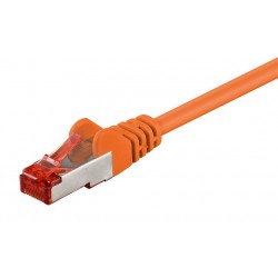 GOOBAY καλώδιο δικτύου 93467, CAT 6 S/FTP, copper, 250MHz, 0.50m, πορτοκαλί