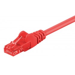 GOOBAY καλώδιο δικτύου 68441, CAT 6 U/UTP, CCA, 250MHz, 1m, κόκκινο