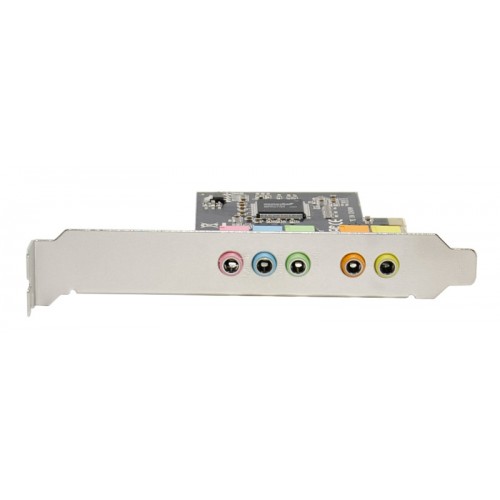 POWERTECH κάρτα επέκτασης ήχου PCIe σε 2x channel audio ST13, CMI8738 + ASM1083