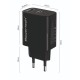 POWERTECH φορτιστής τοίχου PT-1637 με καλώδιο, USB/USB-C, 20W, μαύρος
