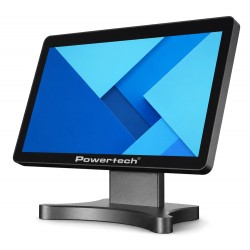 POWERTECH οθόνη αφής PT-1631, LCD, 17.3" 1920x1080p, HDMI/VGA, VESA 75x75mm, μαύρη