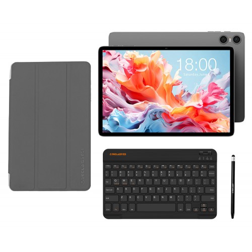 TECLAST tablet P30T με πληκτρολόγιο/στυλό αφής/θήκη, 10.1", 3/128GB, Android 16, 6000mAh, γκρι