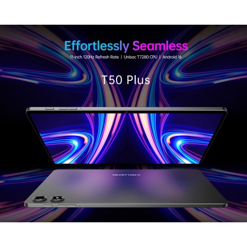 TECLAST tablet T50 Plus με πληκτρολόγιο/στυλό αφής/θήκη, 10.95", 8/128GB, 4G, Android 16, 8000mAh, γκρι