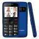 POWERTECH κινητό τηλέφωνο Sentry Eco V2, dual SIM, πλήκτρο SOS, μπλε