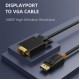 CABLETIME καλώδιο DisplayPort σε VGA CT-AV585-04G, 1080p, 1.8m, μαύρο