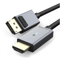 CABLETIME καλώδιο DisplayPort σε HDMI CT-AV585-P02G4K, 4K/30Hz, 1.8m, μαύρο