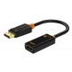 CABLETIME αντάπτορας DisplayPort σε HDMI CT-AV586-01G4K, 4K/30Hz, μαύρος
