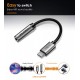 CABLETIME αντάπτορας USB-C σε 3.5mm CT-CMAUDIO, γκρι