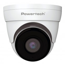 POWERTECH υβριδική κάμερα CCTV PT-1589 με μικρόφωνο & υπέρυθρα, 8MP, 2.8mm, IP66