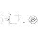 POWERTECH υβριδική κάμερα CCTV PT-1583 με μικρόφωνο & Full Color λειτουργία, 5MP, 2.8mm, IP67