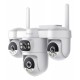VSTARCAM smart κάμερα CS623FR, four-lens, 2MP, WiFi, PTZ, SD, IP66