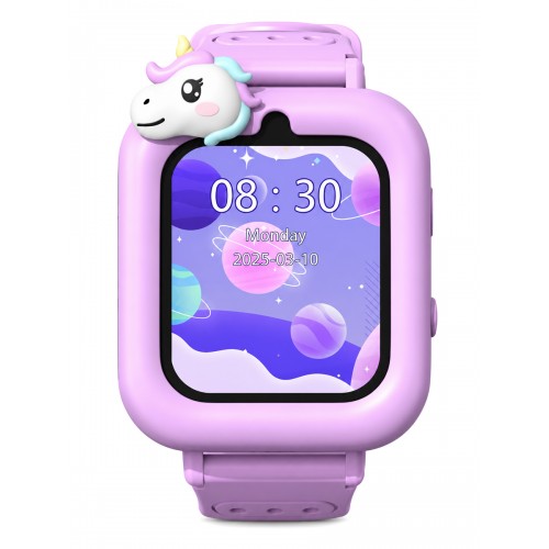 WOWKIDS παιδικό smartwatch K90, 1.83" IPS, με κάμερα, μωβ