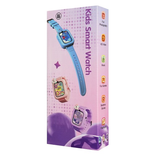 WOWKIDS παιδικό smartwatch K90, 1.83" IPS, με κάμερα, μωβ