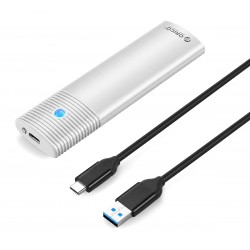 ORICO θήκη για Μ.2 SATA SSD PWM2-WH-EP, 5Gbps, έως 4TB, λευκή