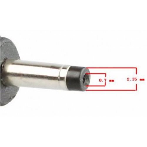 POWERTECH αντάπτορας για φορτιστή laptop M21 για Asus 2.35x0.7mm, 19V, μαύρος