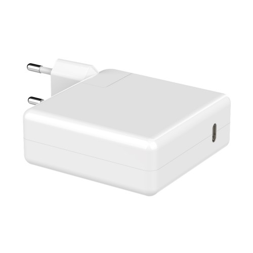 POWERTECH φορτιστής laptop PT-704 για Apple, USB Type-C PD, 61W, λευκός