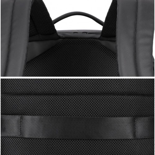 ARCTIC HUNTER τσάντα πλάτης 1500346 με θήκη laptop 15.6", 15L, μαύρη
