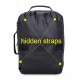 ARCTIC HUNTER τσάντα πλάτης 1500346 με θήκη laptop 15.6", 15L, μαύρη