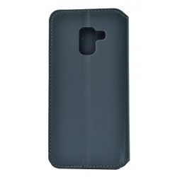 POWERTECH Θήκη Slim Leather για Samsung A5 2018, γκρι