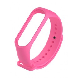Λουράκι Σιλικόνης με Pin Ροζ Mi Band 3/Mi Smart Band 4